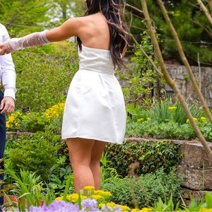 Hello Molly Staples White Fitted Dress